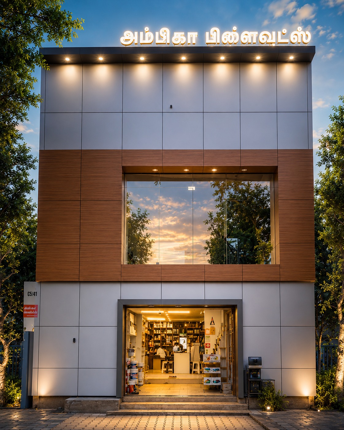 Ambika Playwoods showroom